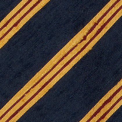 Textured Silk Tie With Diagonal Stripe In And Burgundy