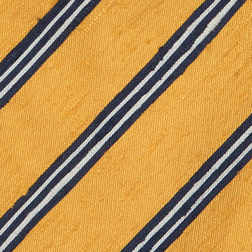 Textured Silk Tie With Diagonal Stripe In And