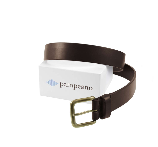 Brown Leather pampeano Belt - Papa