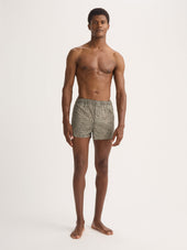 Men S Modern Fit Boxers Cotton Batiste Camo Green Rose Print