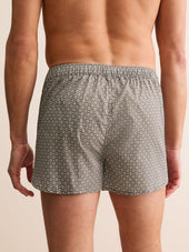 Men S Modern Fit Boxers London Geo Cross Cotton Batiste