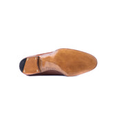 Button Boots With Hand Stained Patina