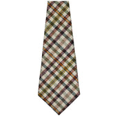Checked Bespoke Wool Tie Multicolor