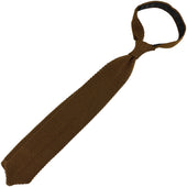 V Point Knit Tie Silk