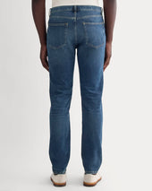 The Relaxed 4-Way Stretch Organic Jean | Uniform | Dark Indigo Fade