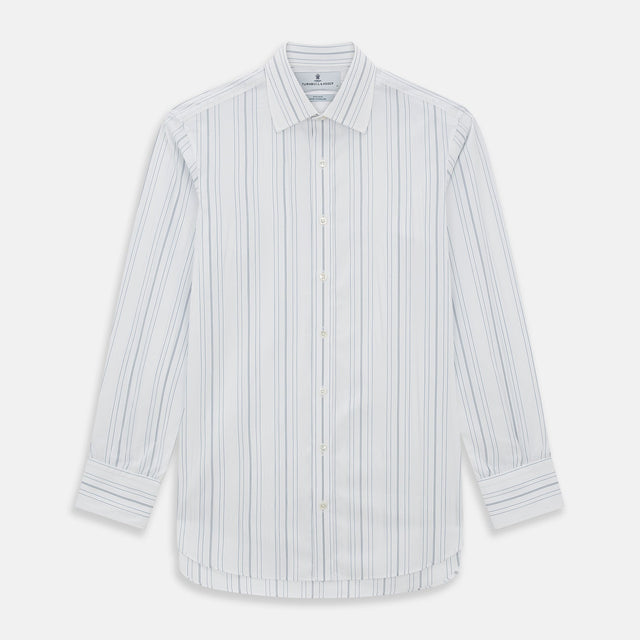 Pale Blue Multi Stripe Mayfair Shirt