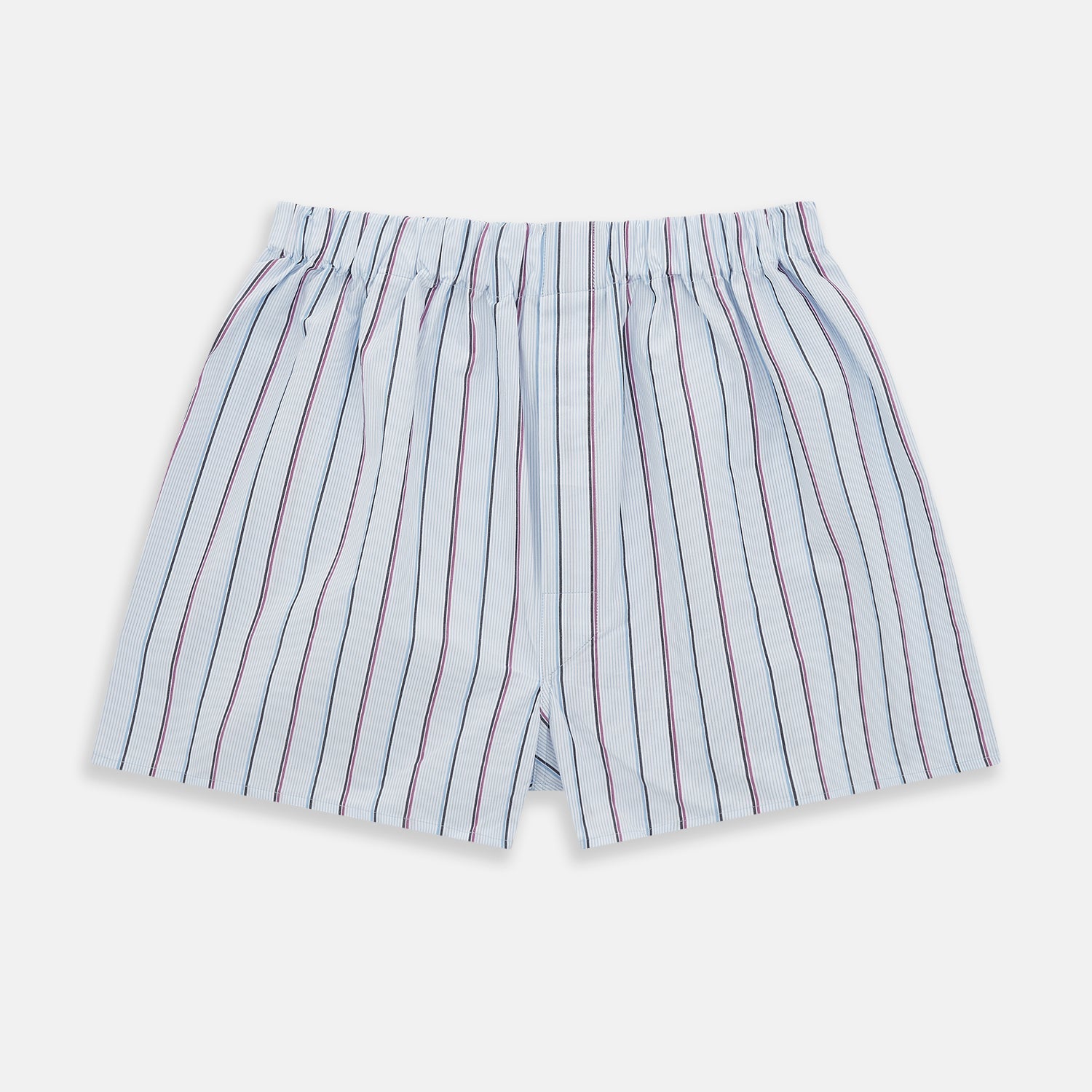 Pale And Pink Multi Stripe Godfrey Boxer Shorts