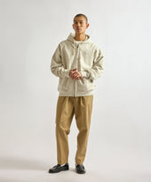 Canal Waffle Lined Zip Hoodie