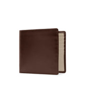 Ten credit card wallet – Buttermilk / Bark Brown