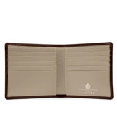 Ten credit card wallet – Buttermilk / Bark Brown