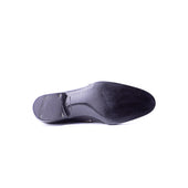 Plain Boot With Zipper In Crust Calf Leather
