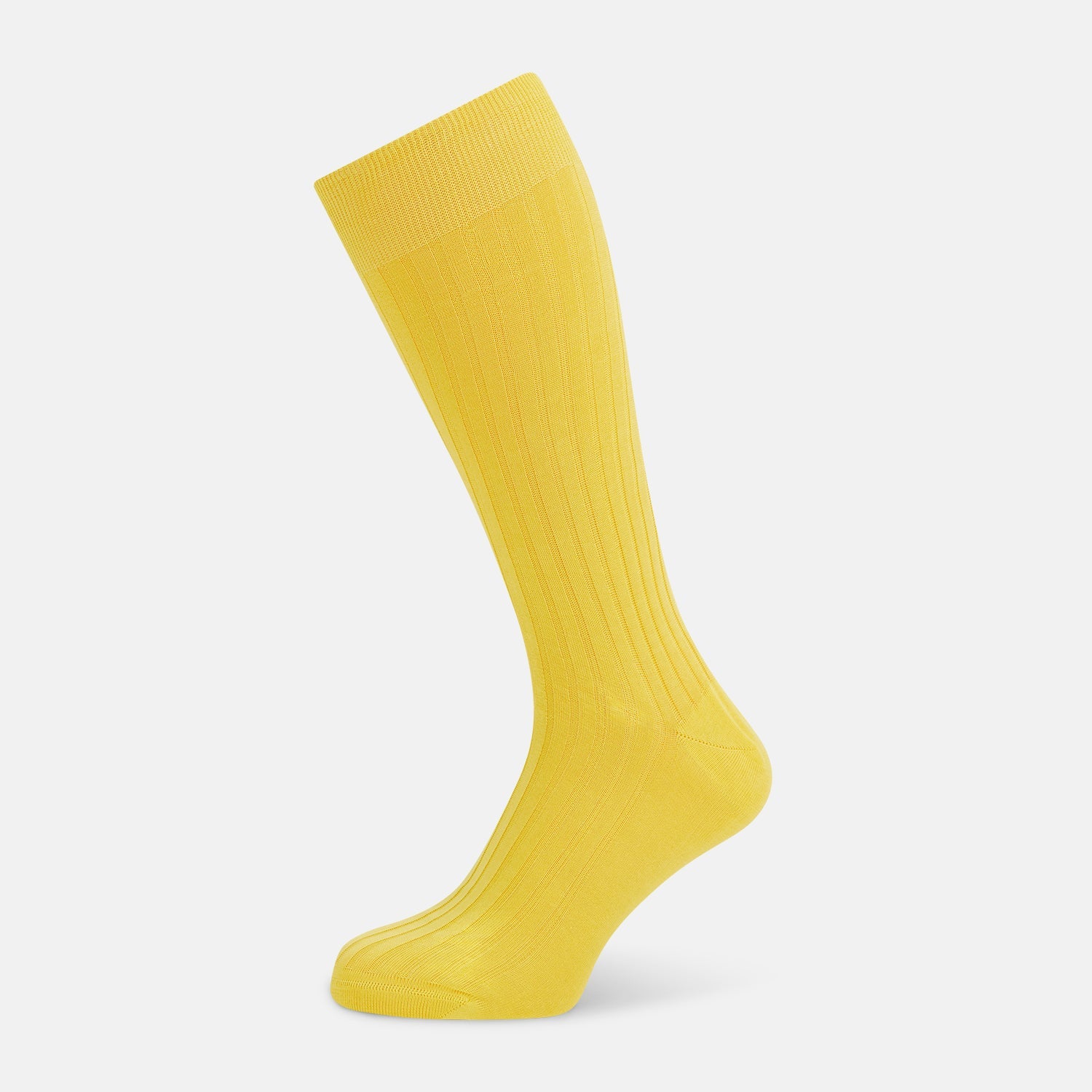 Charteuese Lemon Mid Length Socks