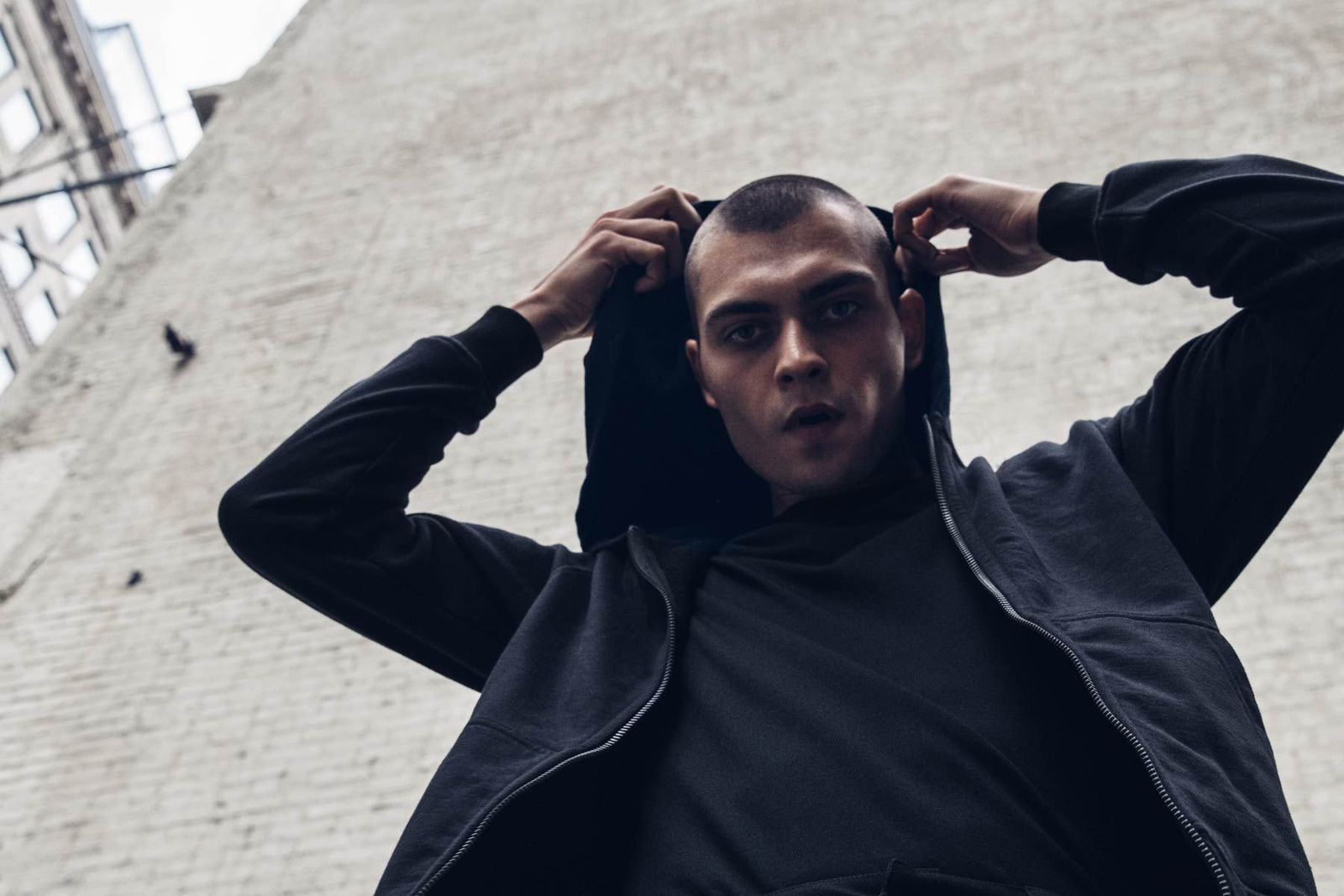 Hard Co Merino Zip1 Hoodie