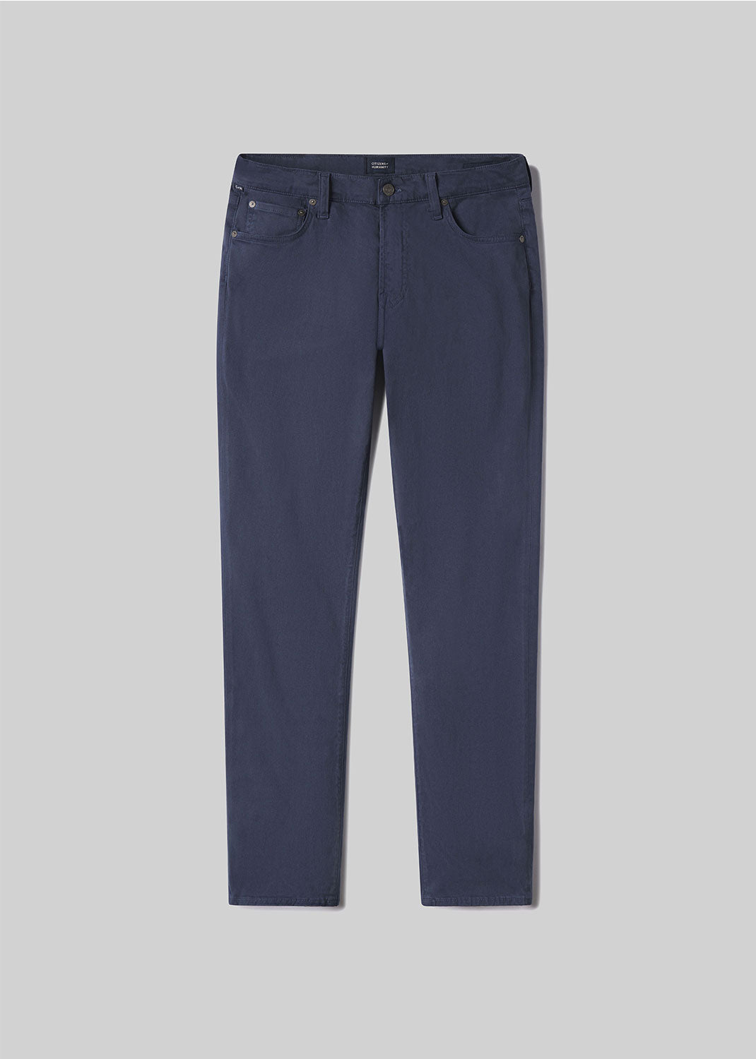 London Tapered Slim Brushed Sateen in Lowell Blue