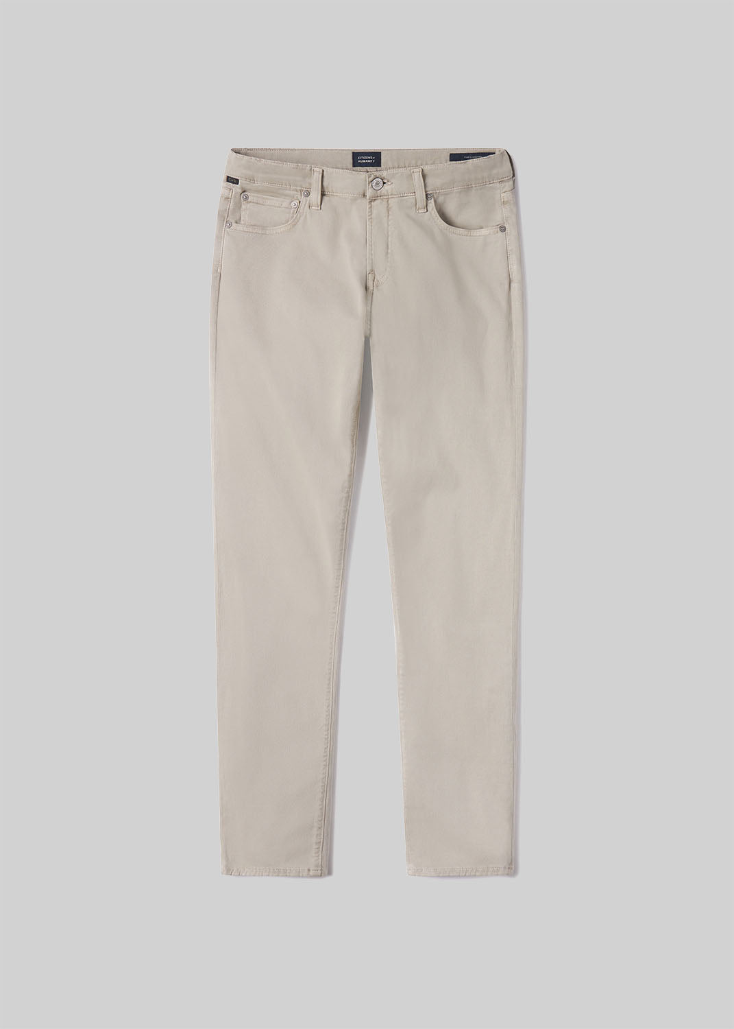 London Tapered Slim Brushed Sateen in Caraway