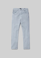 London Tapered Slim Brushed Sateen in Seagull