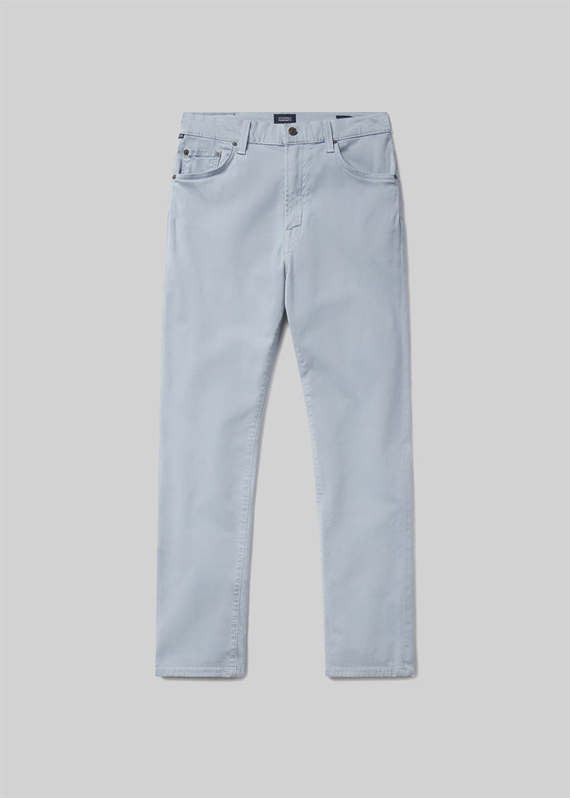 London Tapered Slim Brushed Sateen in Seagull