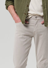 London Tapered Slim Brushed Sateen in Caraway