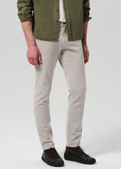 London Tapered Slim Brushed Sateen in Caraway