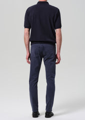 London Tapered Slim Brushed Sateen in Lowell Blue