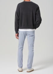 London Tapered Slim Brushed Sateen in Seagull