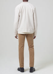 London Tapered Slim Brushed Sateen in Tonnarelli