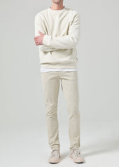 London Tapered Slim Brushed Sateen in Willow