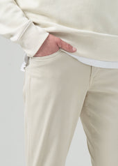 London Tapered Slim Brushed Sateen in Willow