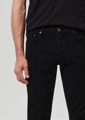 London Tapered Slim Cashmere Denim in Starless