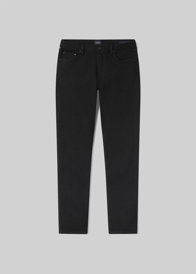 London Tapered Slim Cashmere Denim in Starless