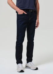 London Tapered Slim Cashmere Denim in Falcon