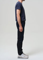London Tapered Slim Cashmere Denim in Falcon
