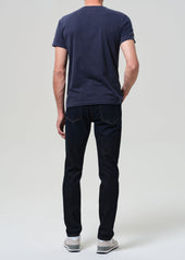 London Tapered Slim Cashmere Denim in Falcon