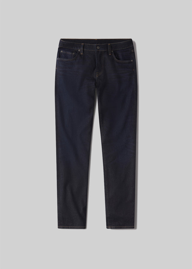 London Tapered Slim Cashmere Denim in Falcon