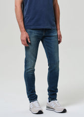 London Tapered Slim Cashmere Denim in Cyrus