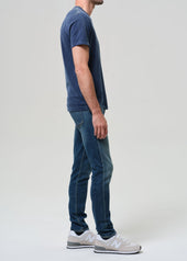 London Tapered Slim Cashmere Denim in Cyrus