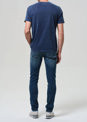London Tapered Slim Cashmere Denim in Cyrus