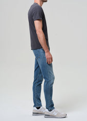 London Tapered Slim Cashmere Denim in Anders