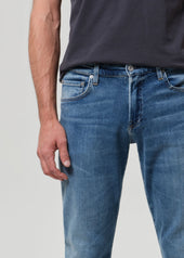 London Tapered Slim Cashmere Denim in Anders