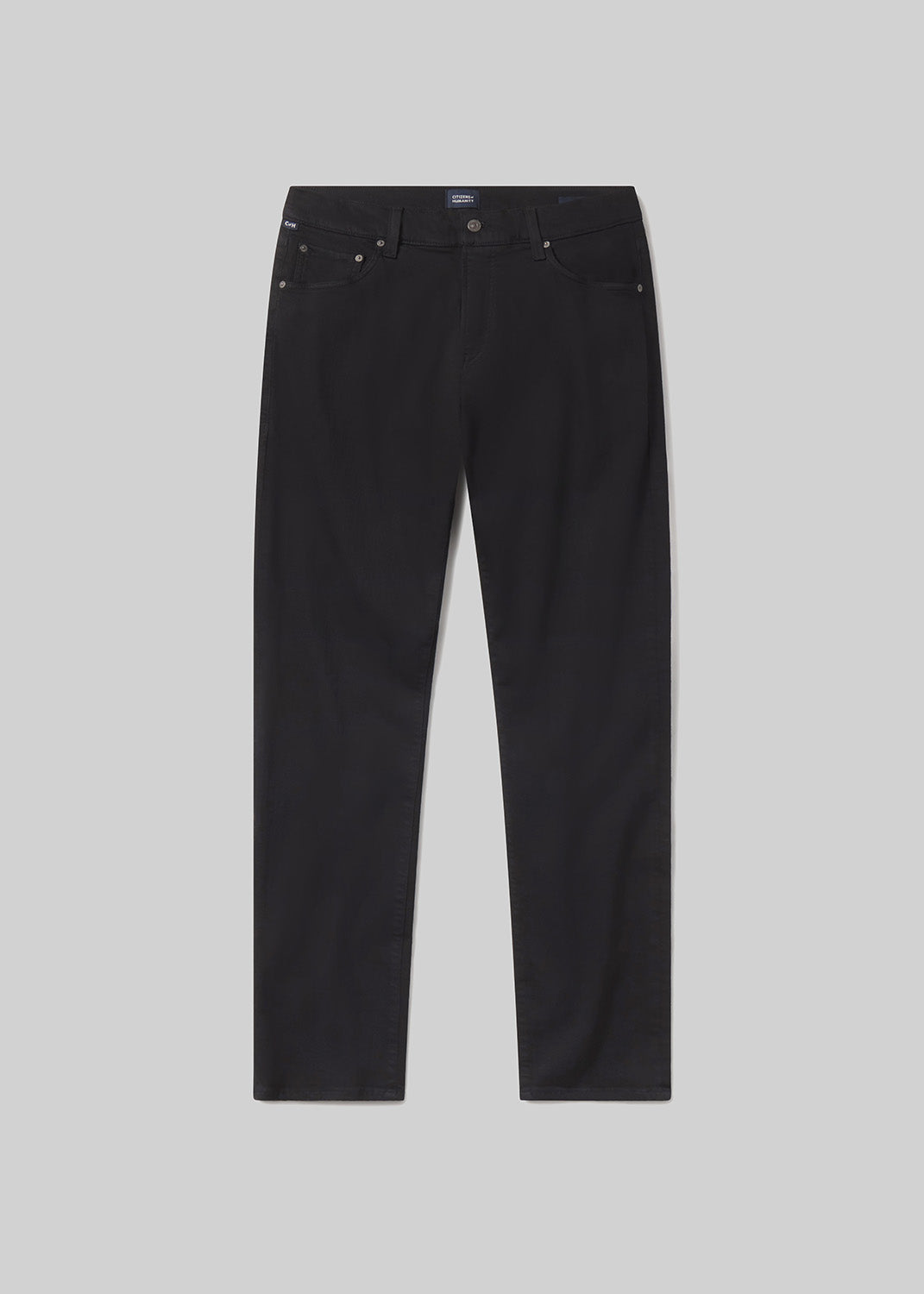Gage Slim Straight Soft Weft in Black