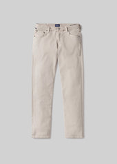 Gage Slim Straight Soft Weft in Pale Grey