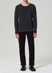 Gage Slim Straight Soft Weft in Black