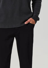 Gage Slim Straight Soft Weft in Black