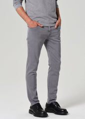 Gage Slim Straight Soft Weft in Heron Grey