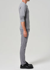 Gage Slim Straight Soft Weft in Heron Grey
