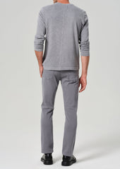 Gage Slim Straight Soft Weft in Heron Grey