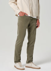 Gage Slim Straight Soft Weft in Hiro Green
