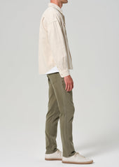 Gage Slim Straight Soft Weft in Hiro Green
