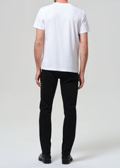 Gage Slim Straight Cashmere Denim in Starless