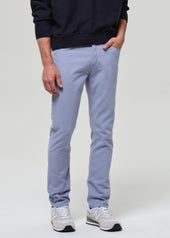Gage Slim Straight Cashmere Touch Sateen in Glacier